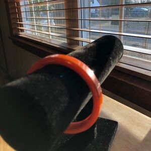Bakelite Orange Bangle
